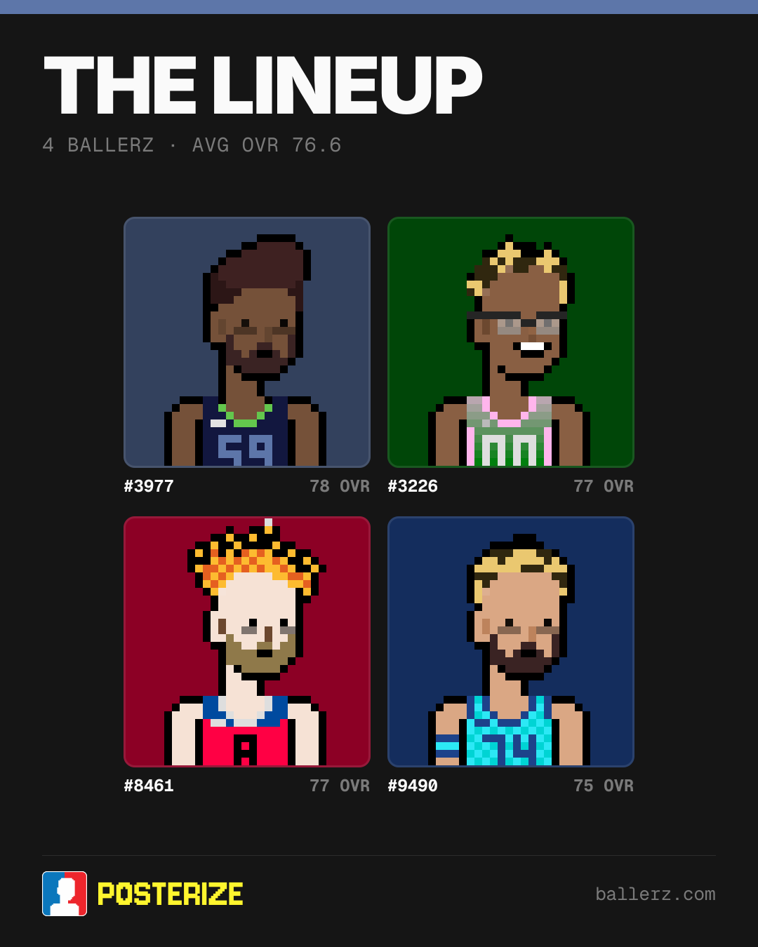 Poster of Baller #3977, #3226, #8461, #9490