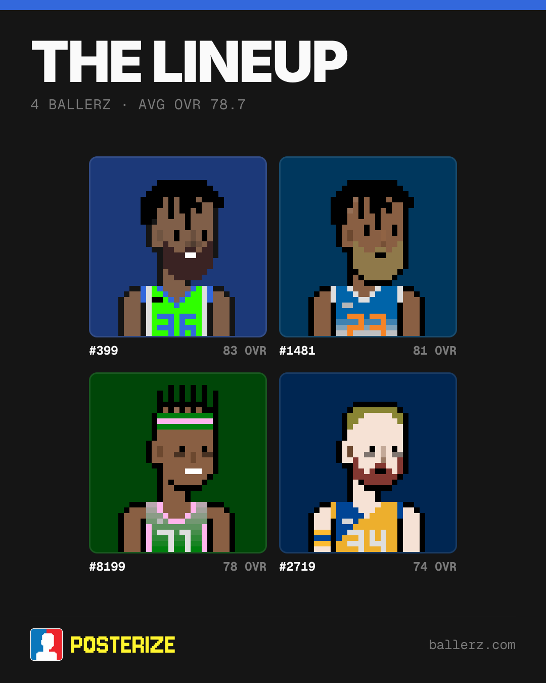 Poster of Baller #399, #1481, #8199, #2719