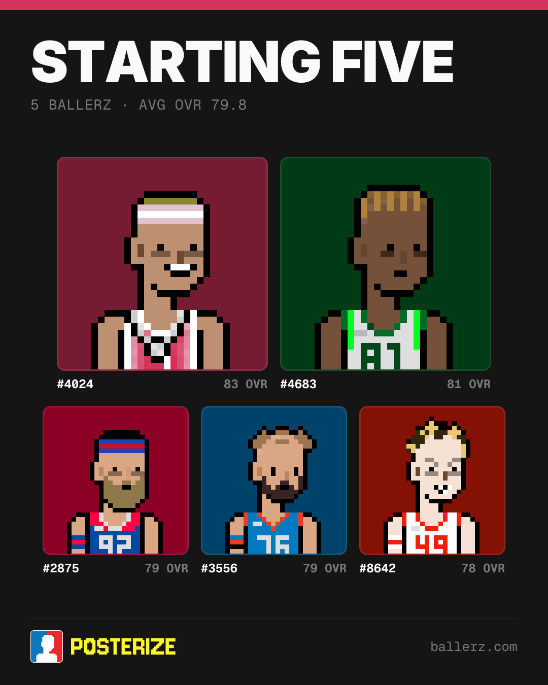 Poster of Baller #4024, #4683, #2875, #3556, #8642
