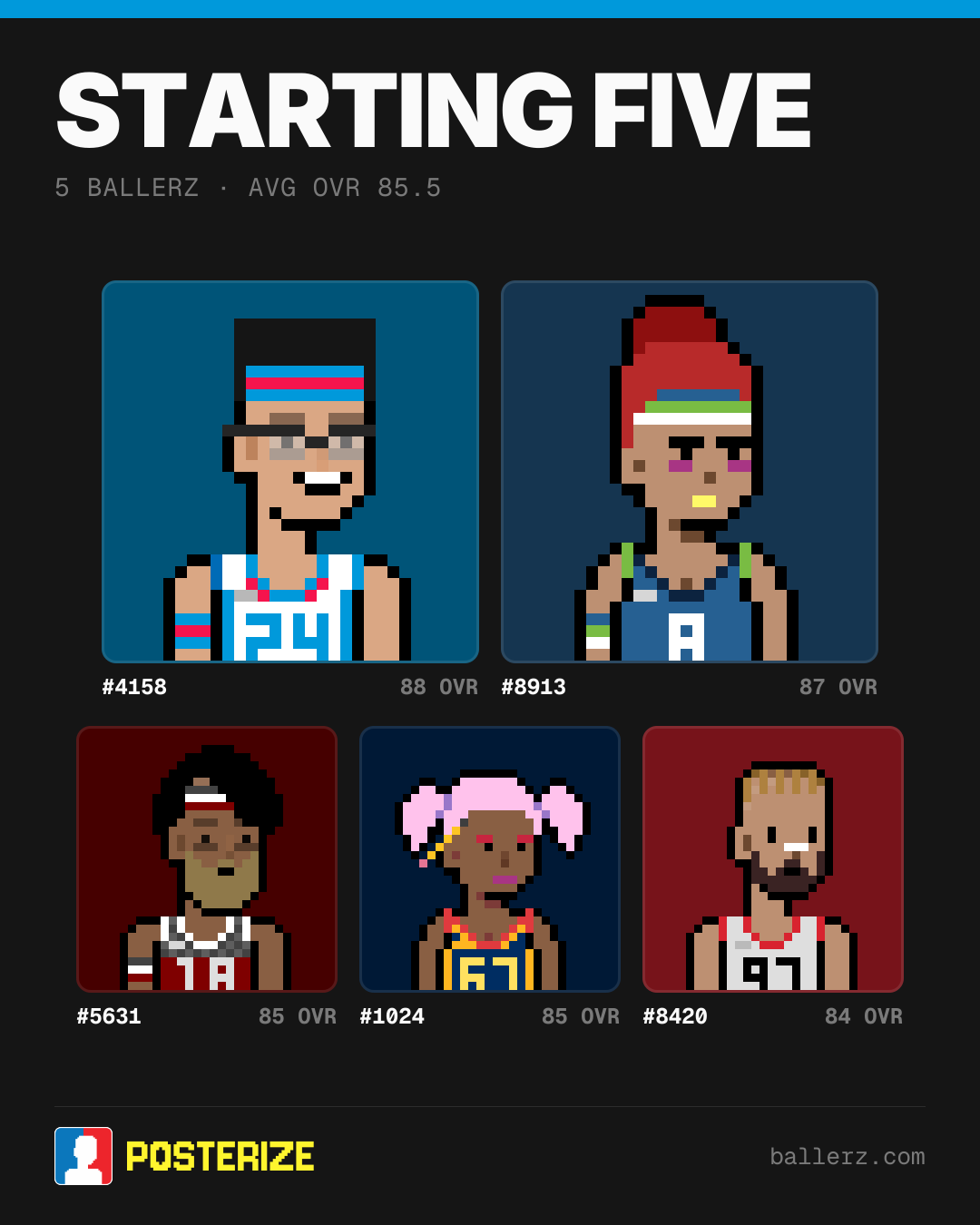Poster of Baller #4158, #8913, #5631, #1024, #8420