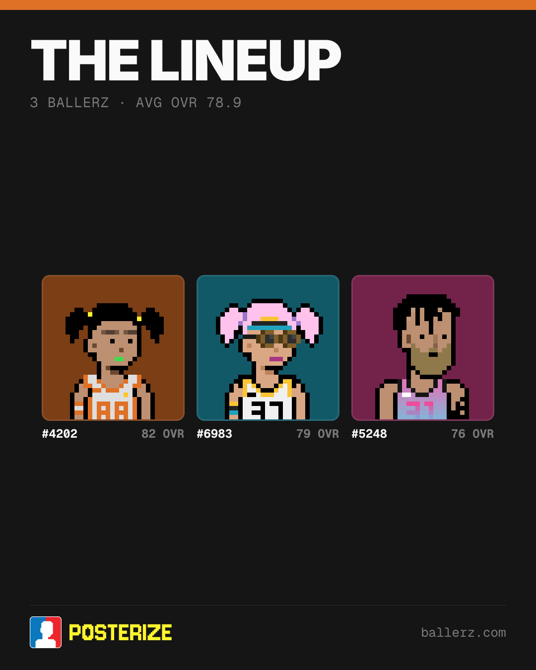 Poster of Baller #4202, #6983, #5248