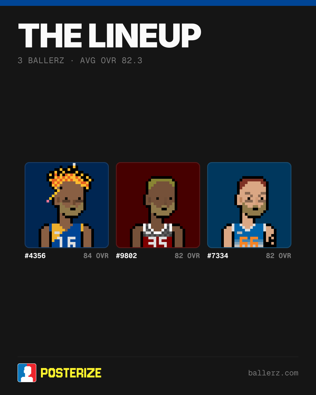 Poster of Baller #4356, #9802, #7334