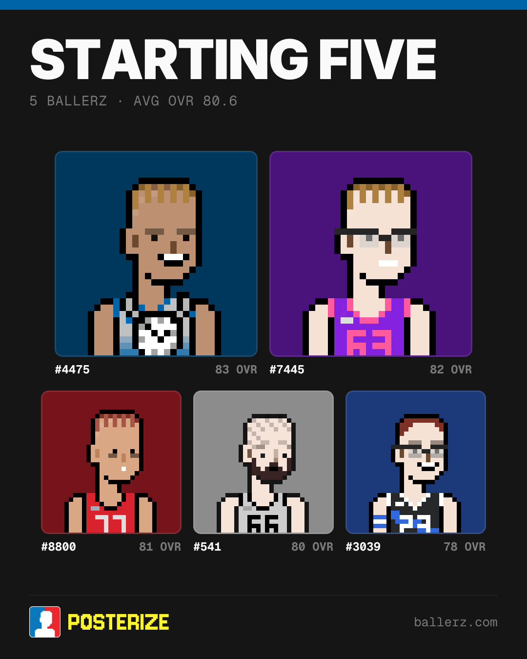 Poster of Baller #4475, #7445, #8800, #541, #3039
