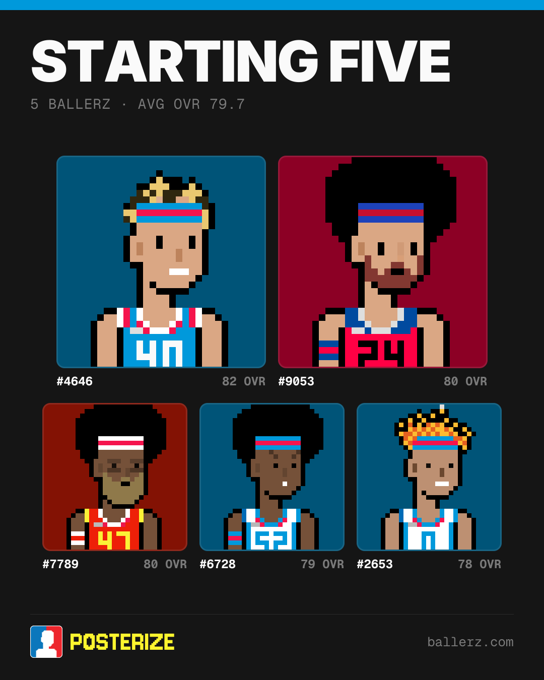 Poster of Baller #4646, #9053, #7789, #6728, #2653