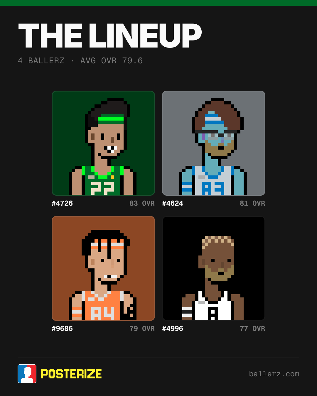Poster of Baller #4726, #4624, #9686, #4996