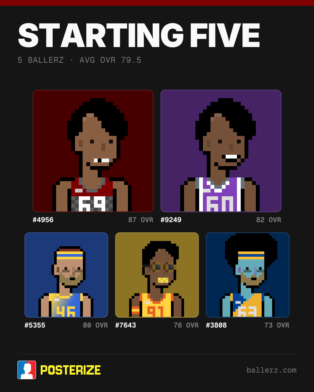 Poster of Baller #4956, #9249, #5355, #7643, #3808