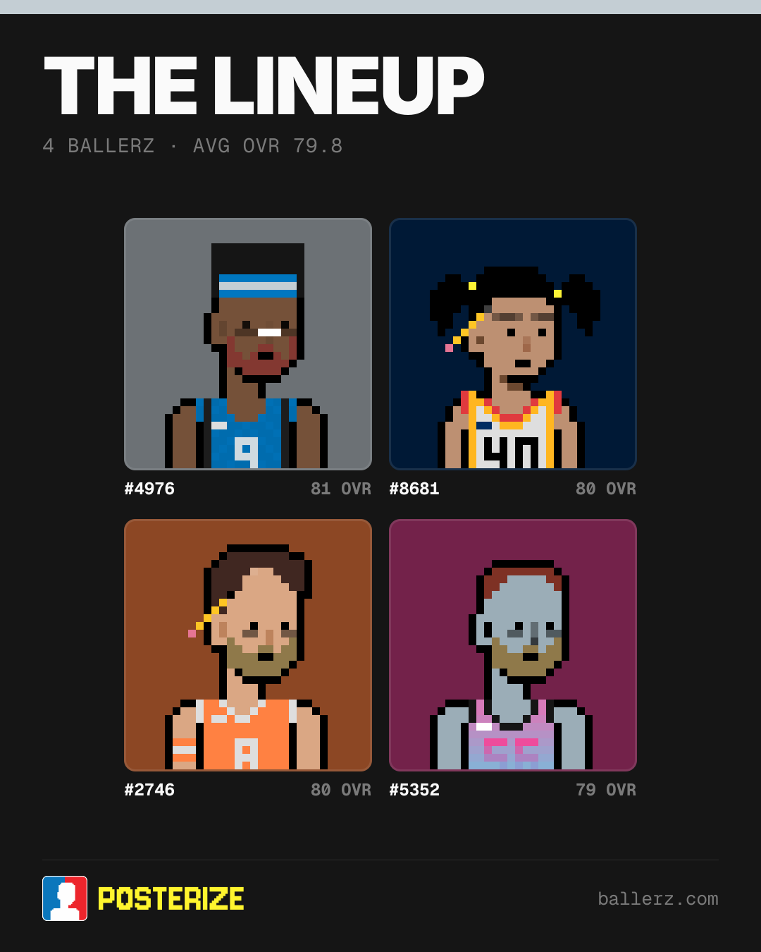Poster of Baller #4976, #8681, #2746, #5352