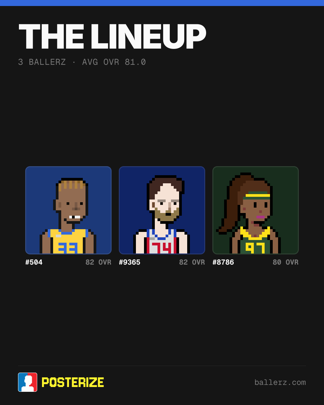 Poster of Baller #504, #9365, #8786