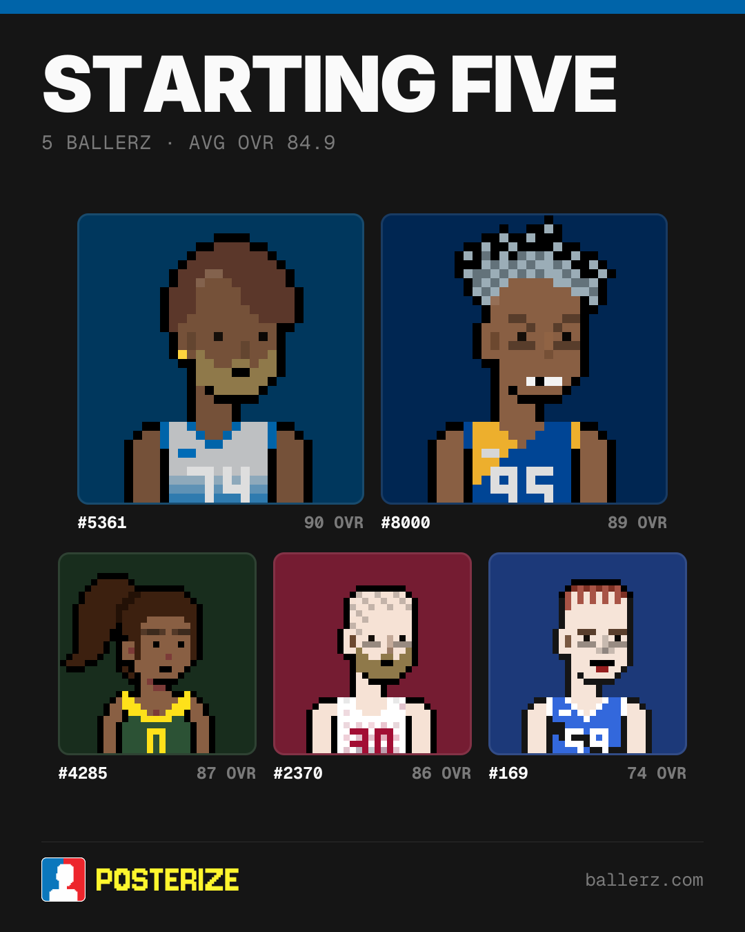 Poster of Baller #5361, #8000, #4285, #2370, #169