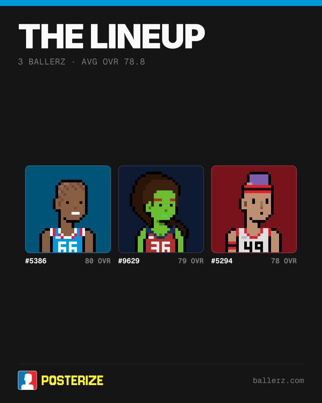 Poster of Baller #5386, #9629, #5294