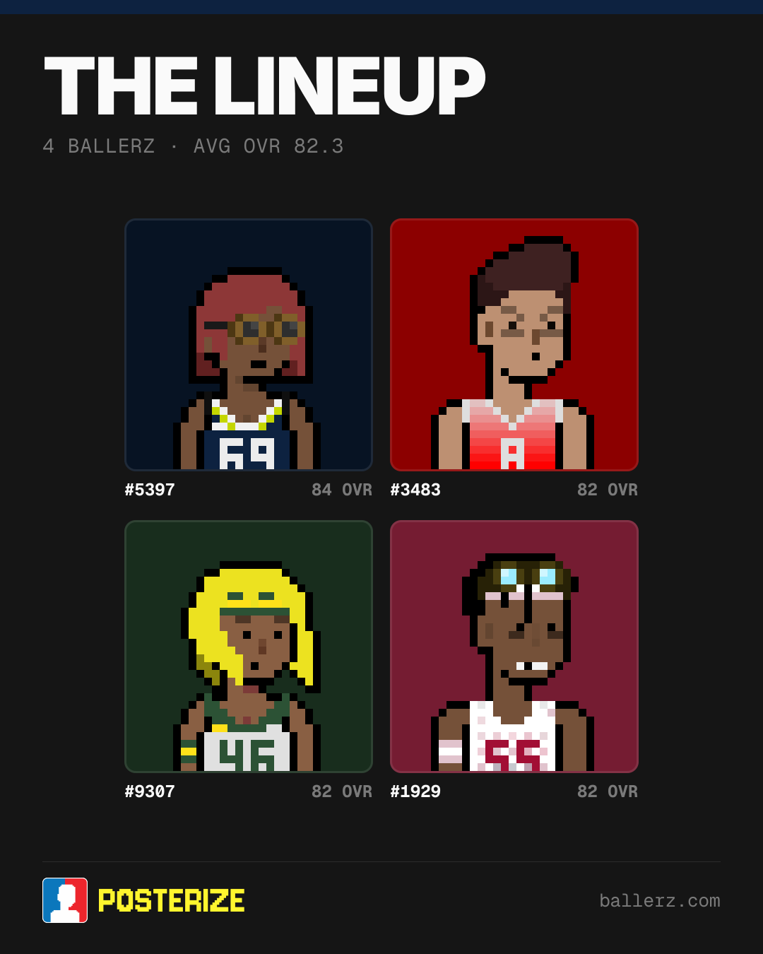 Poster of Baller #5397, #3483, #9307, #1929
