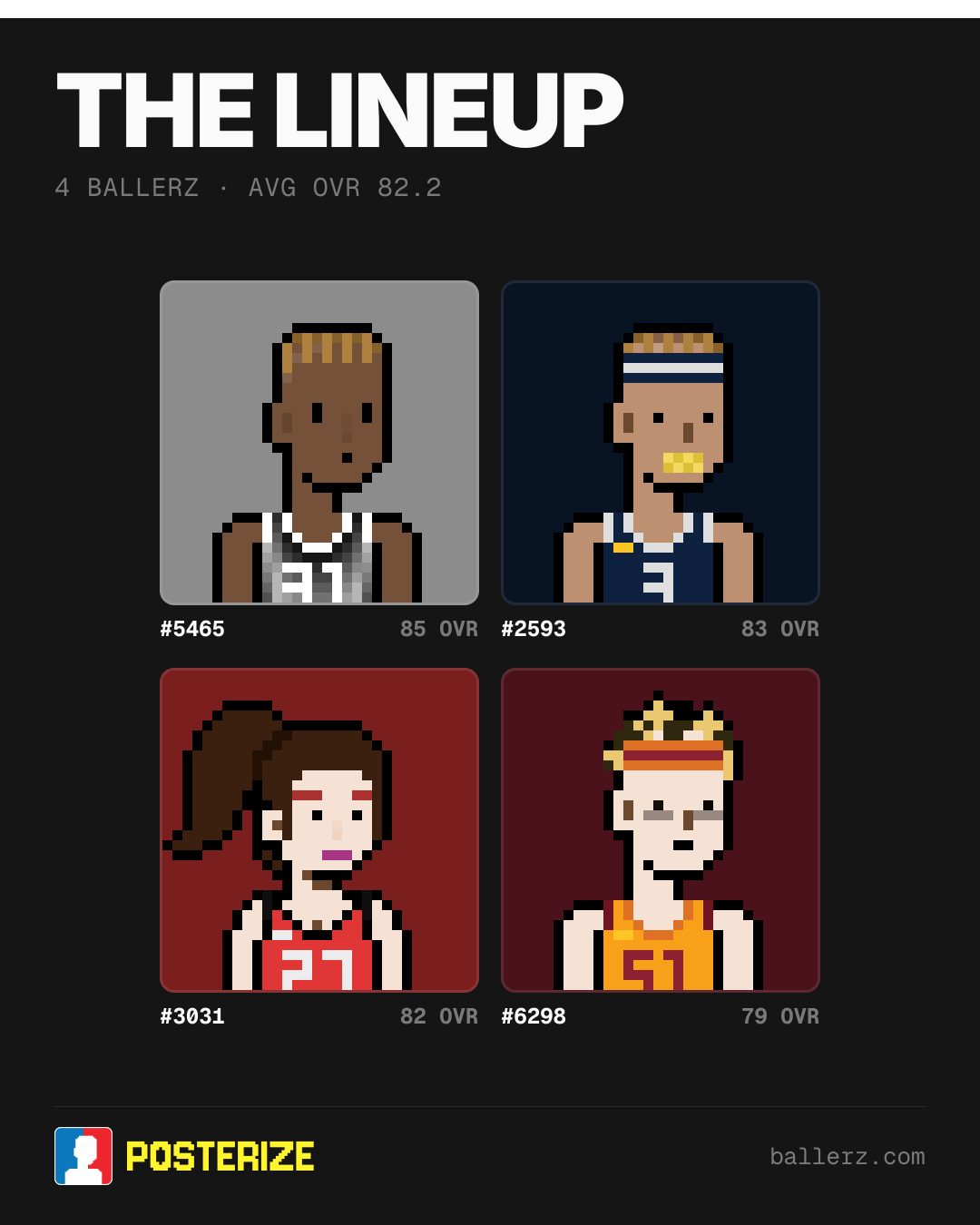 Poster of Baller #5465, #2593, #3031, #6298