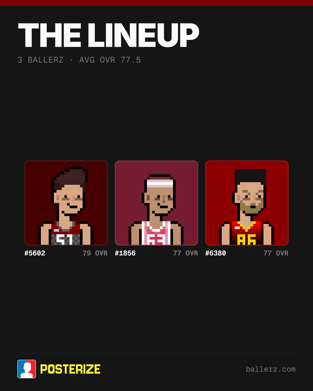 Poster of Baller #5602, #1856, #6380