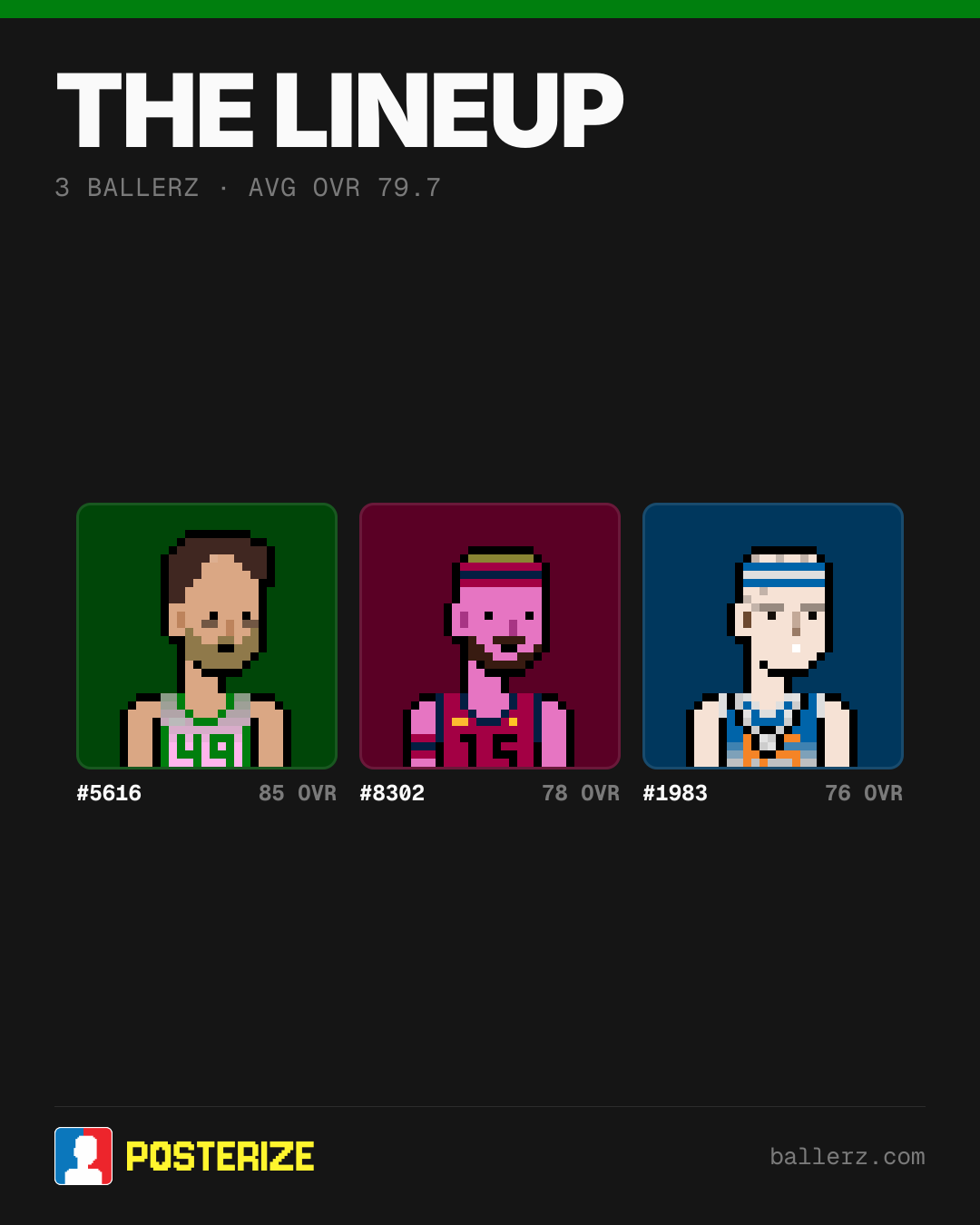 Poster of Baller #5616, #8302, #1983