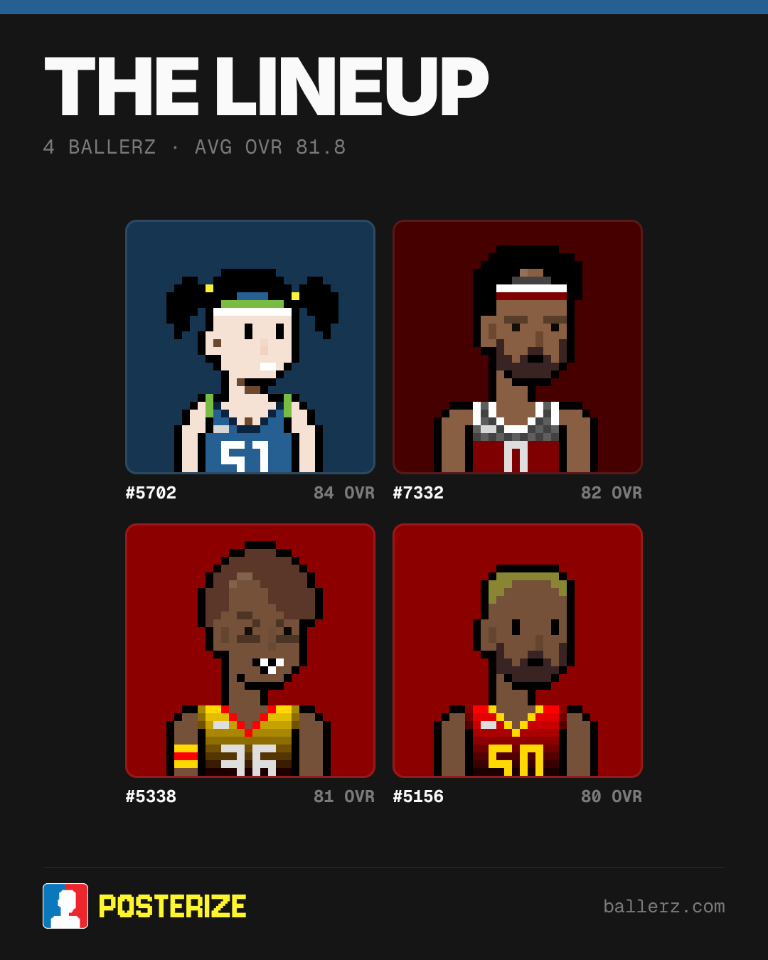 Poster of Baller #5702, #7332, #5338, #5156