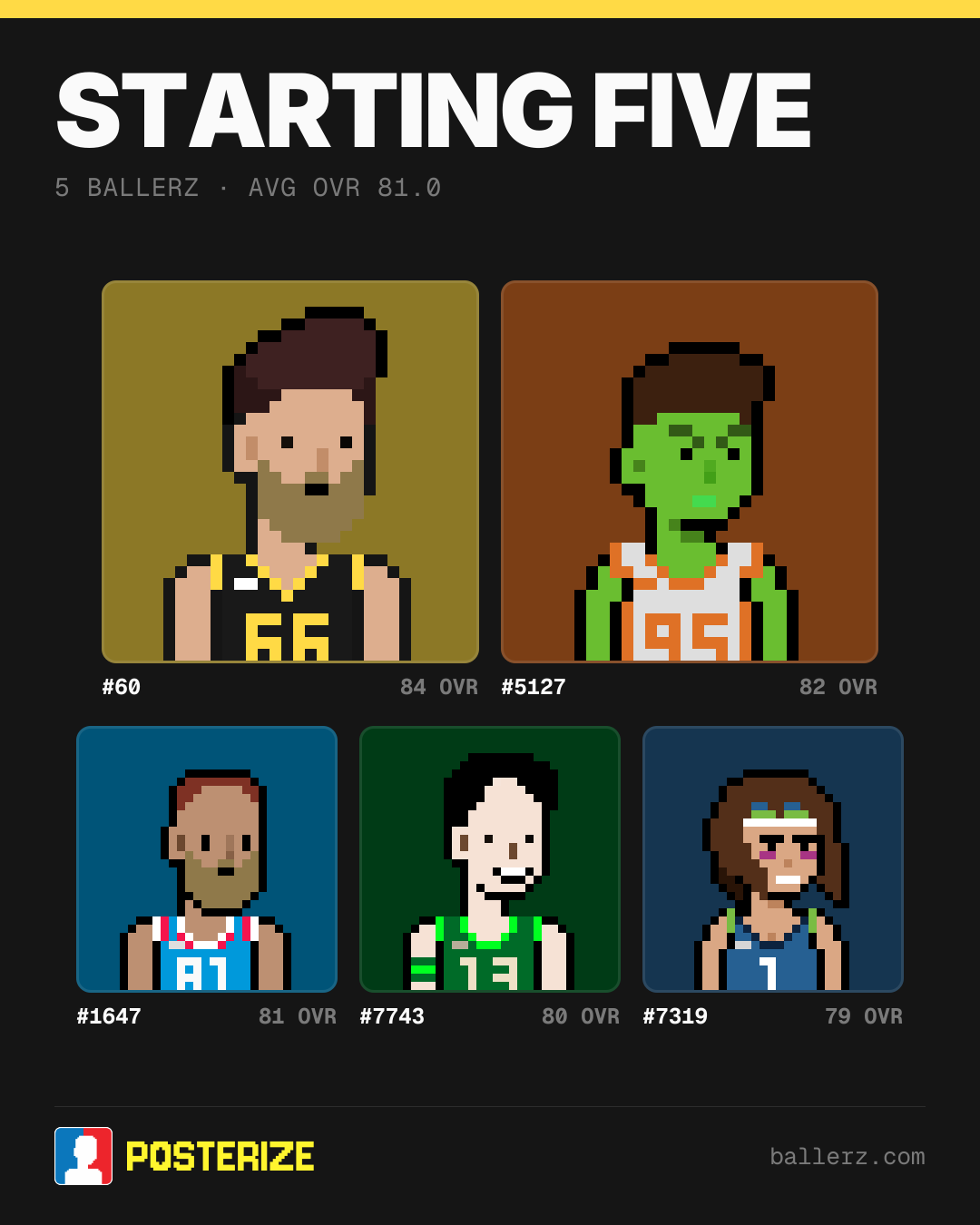 Poster of Baller #60, #5127, #1647, #7743, #7319