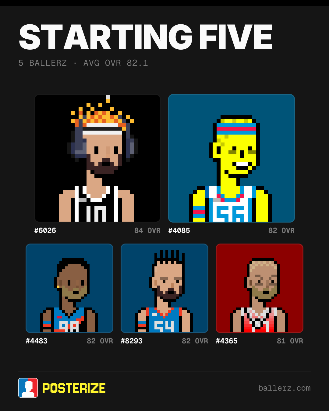 Poster of Baller #6026, #4085, #4483, #8293, #4365