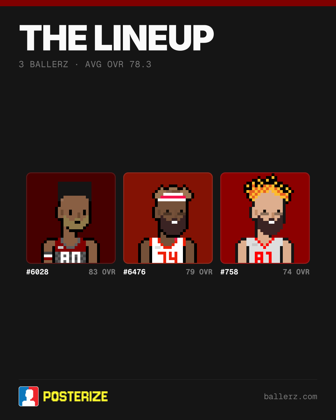 Poster of Baller #6028, #6476, #758