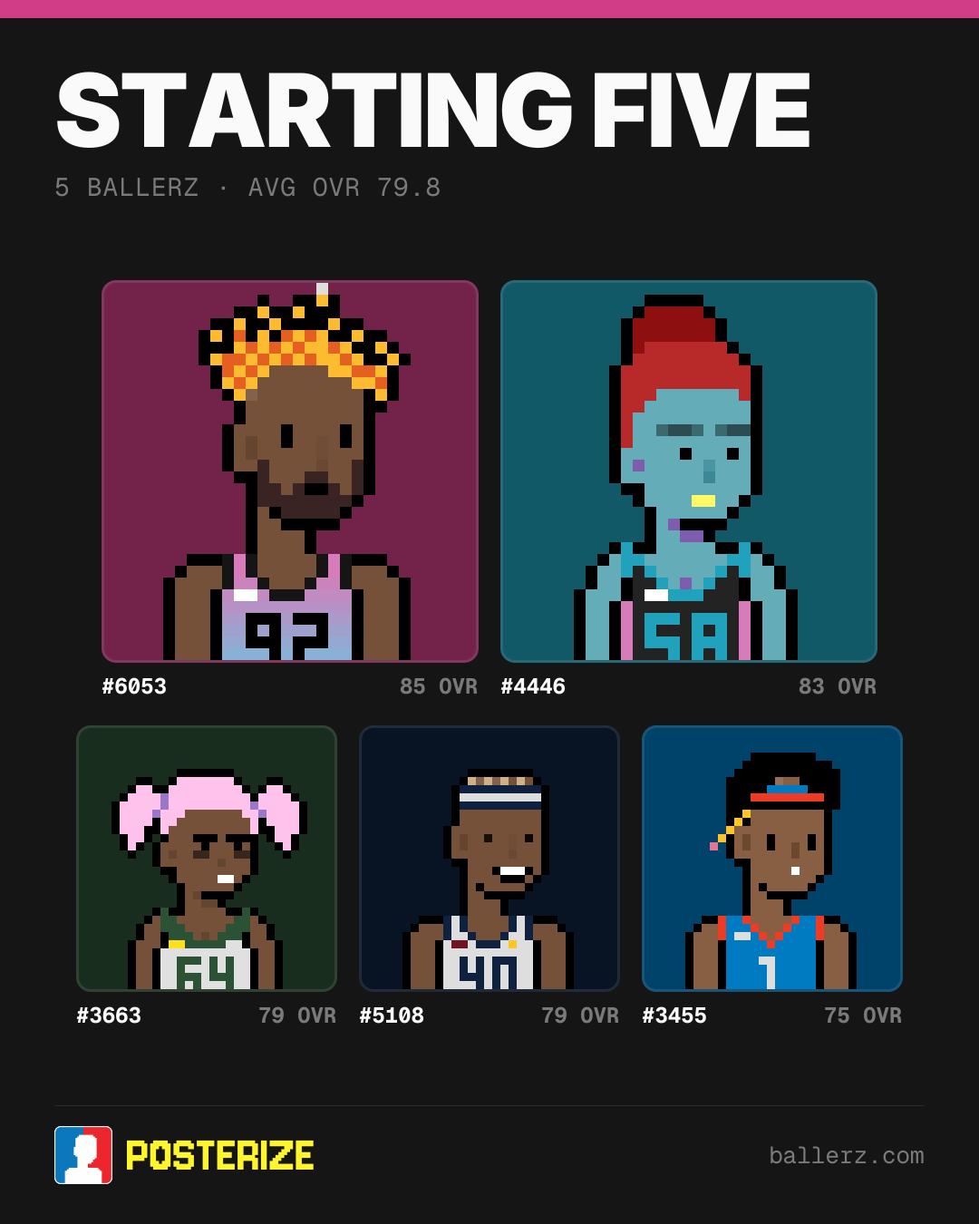 Poster of Baller #6053, #4446, #3663, #5108, #3455