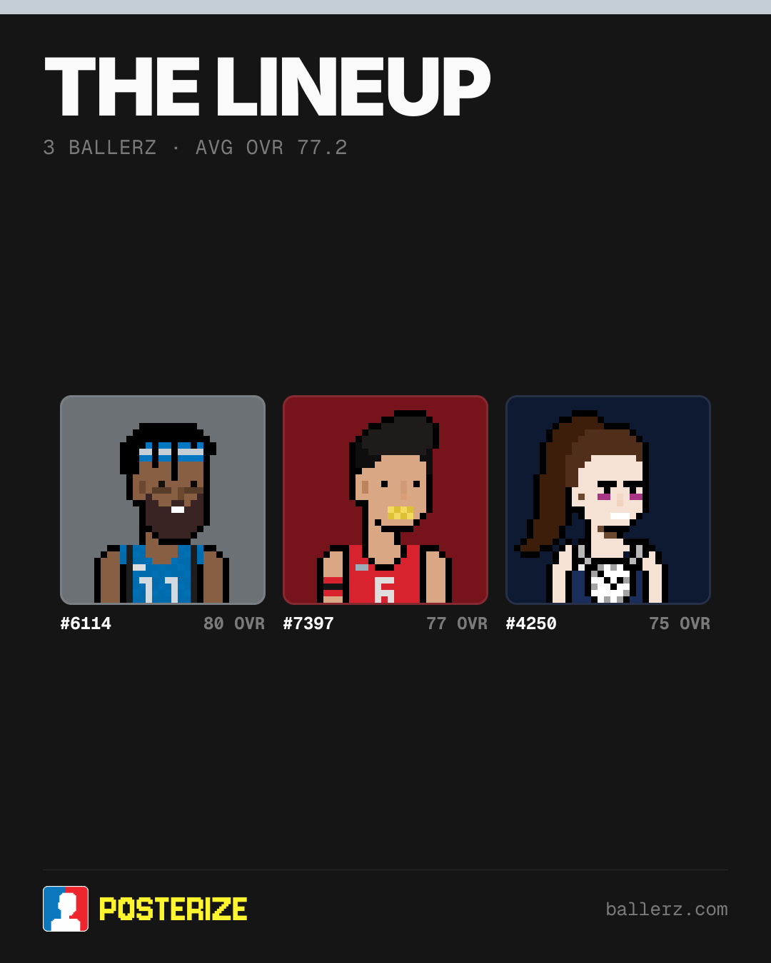 Poster of Baller #6114, #7397, #4250