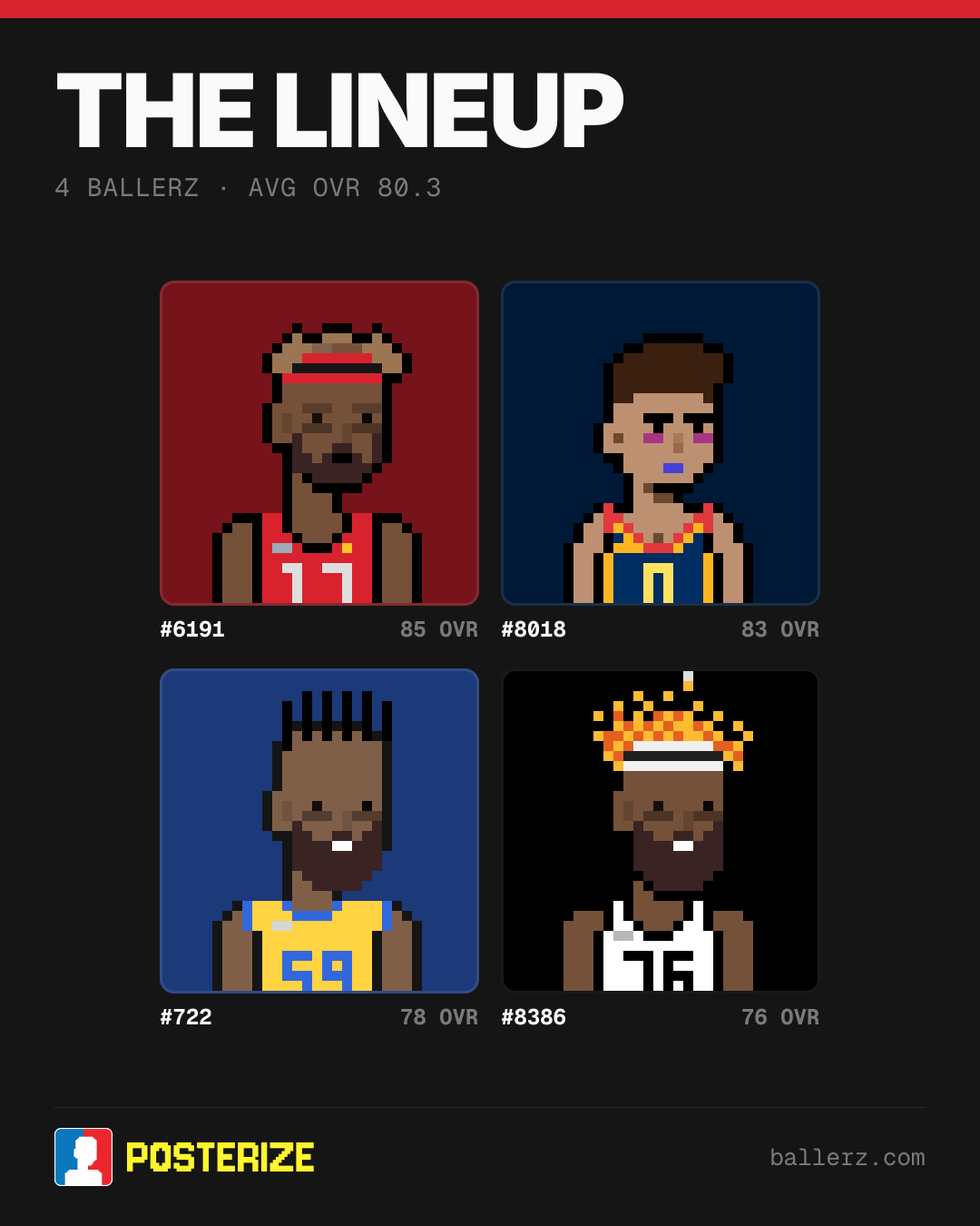 Poster of Baller #6191, #8018, #722, #8386