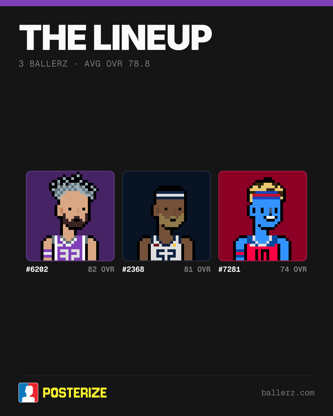 Poster of Baller #6202, #2368, #7281