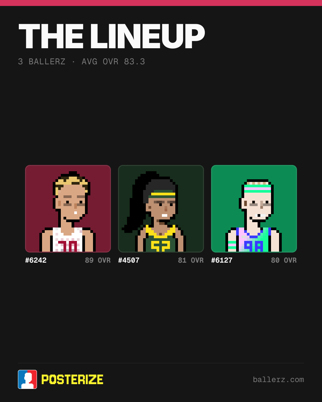 Poster of Baller #6242, #4507, #6127