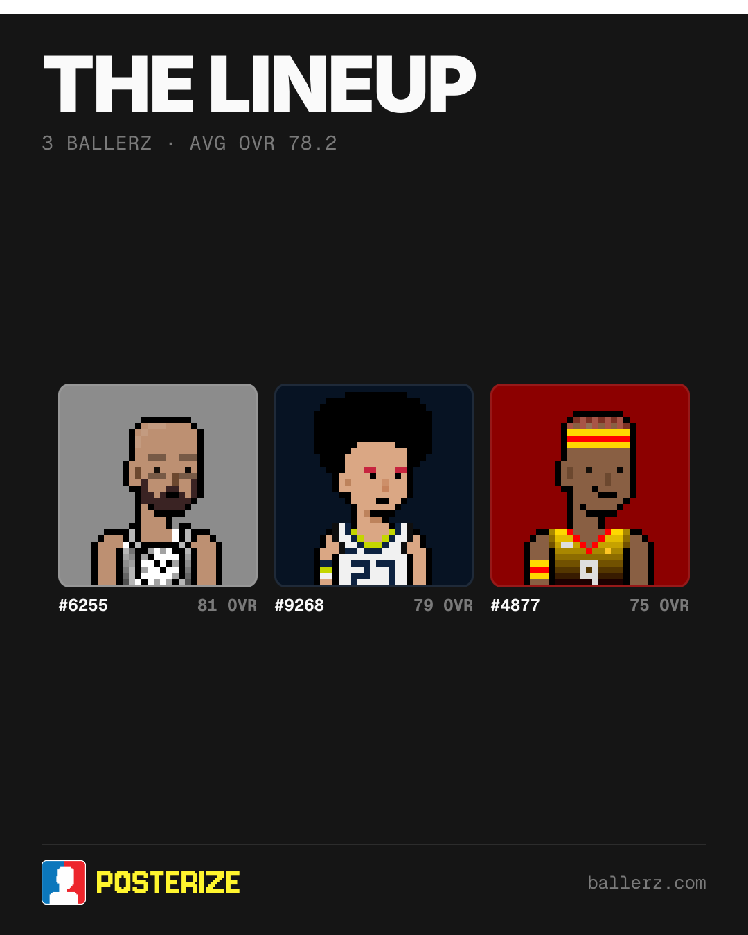 Poster of Baller #6255, #9268, #4877