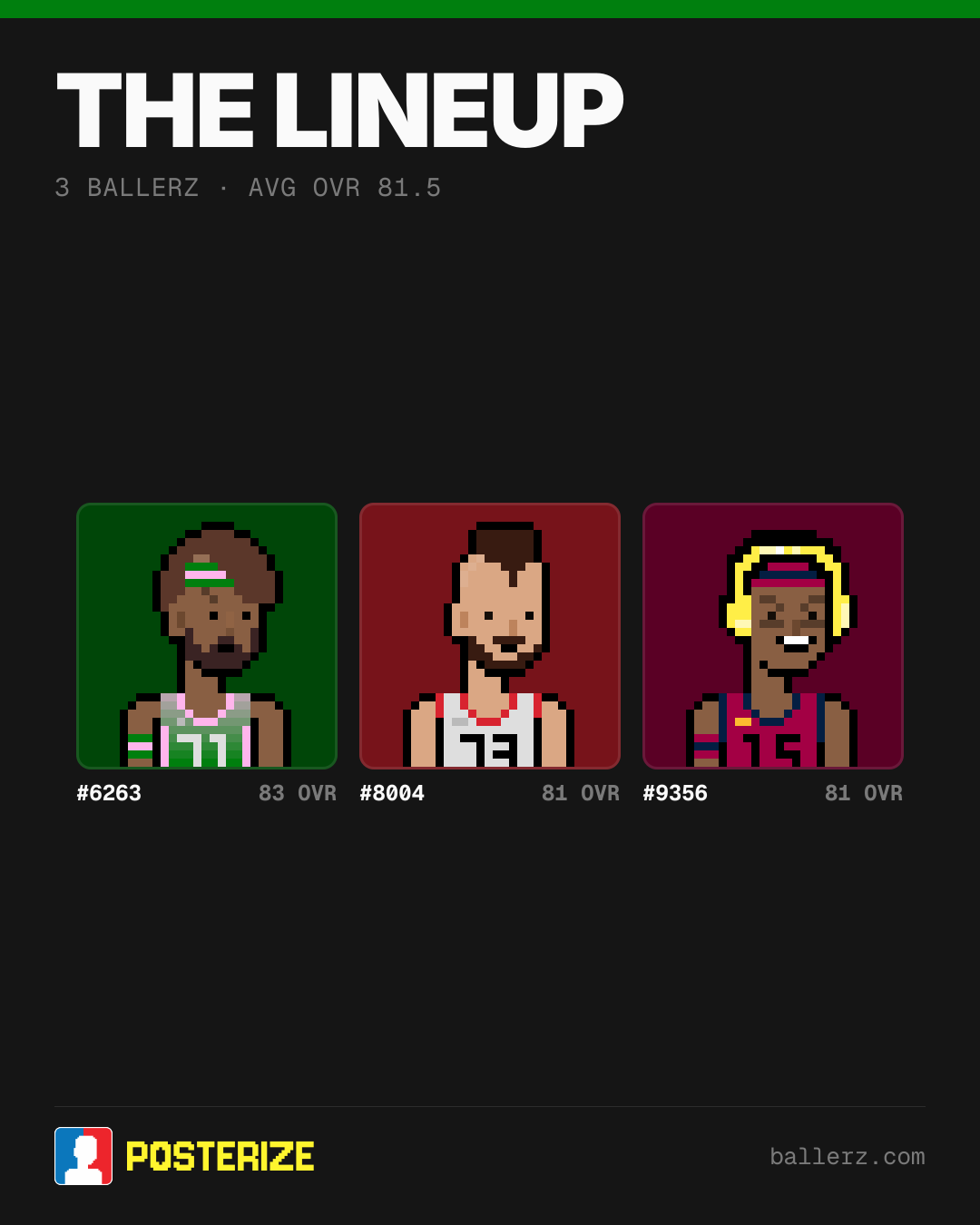 Poster of Baller #6263, #8004, #9356