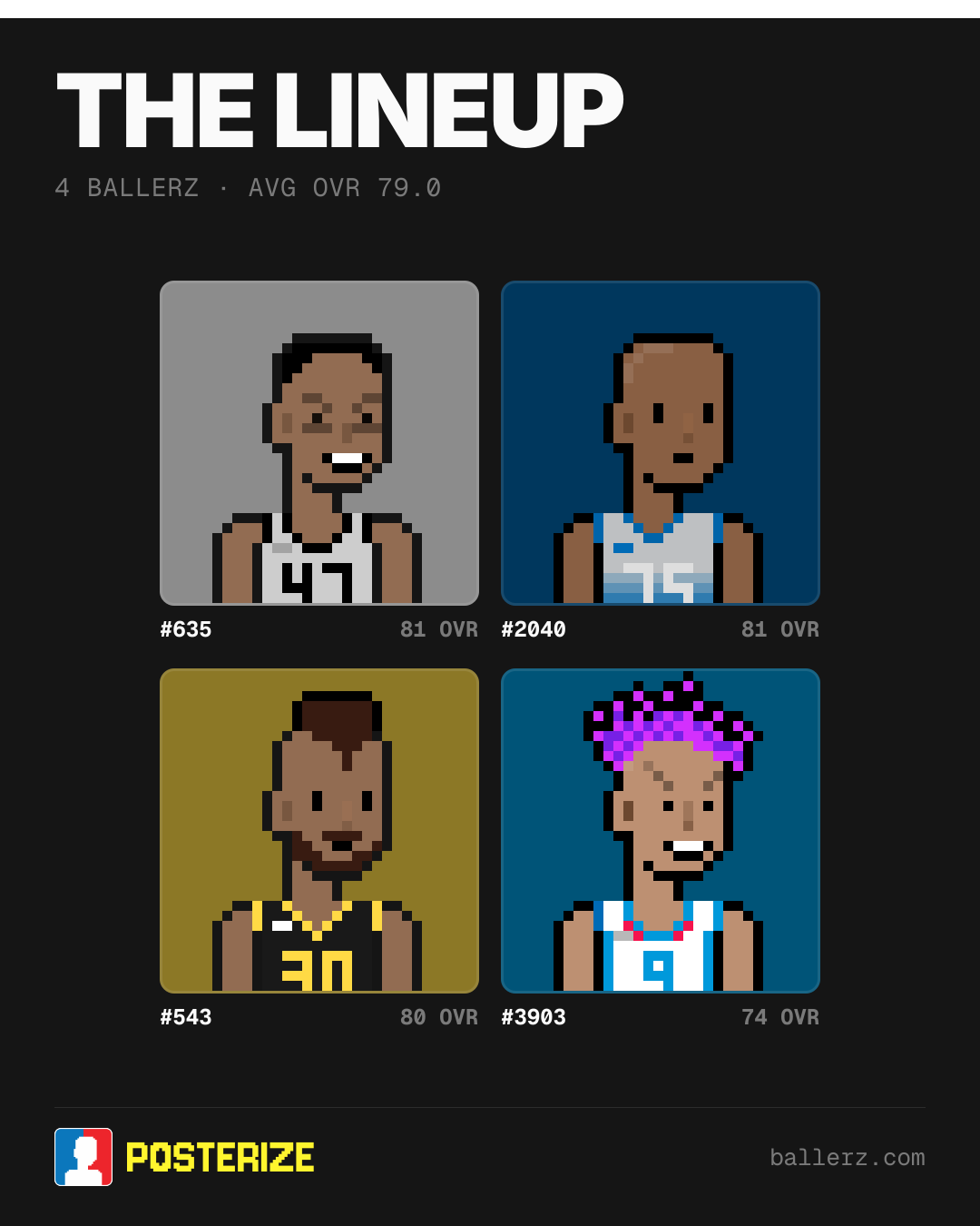 Poster of Baller #635, #2040, #543, #3903