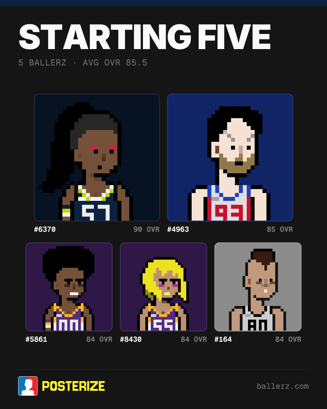 Poster of Baller #6370, #4963, #5861, #8430, #164