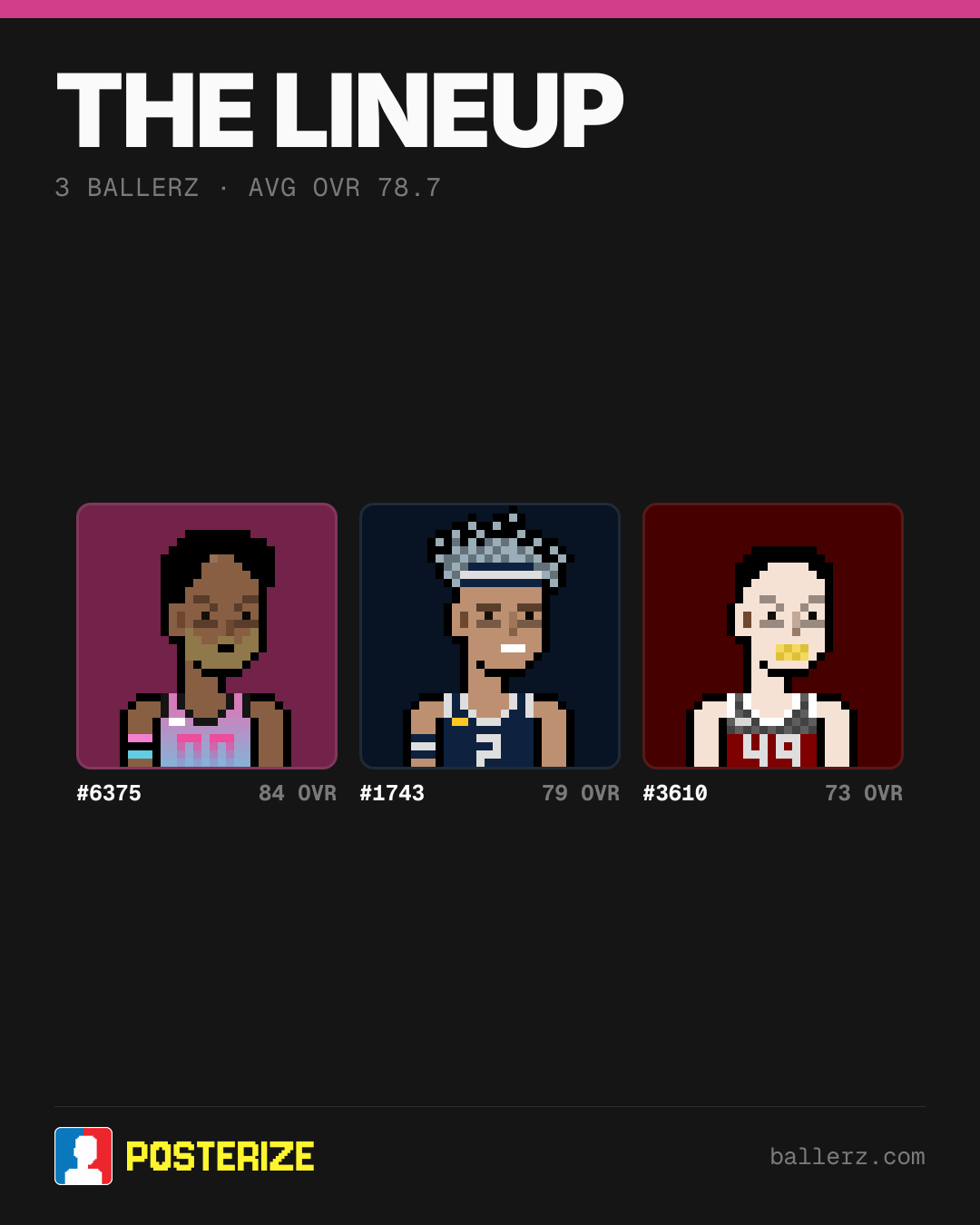 Poster of Baller #6375, #1743, #3610
