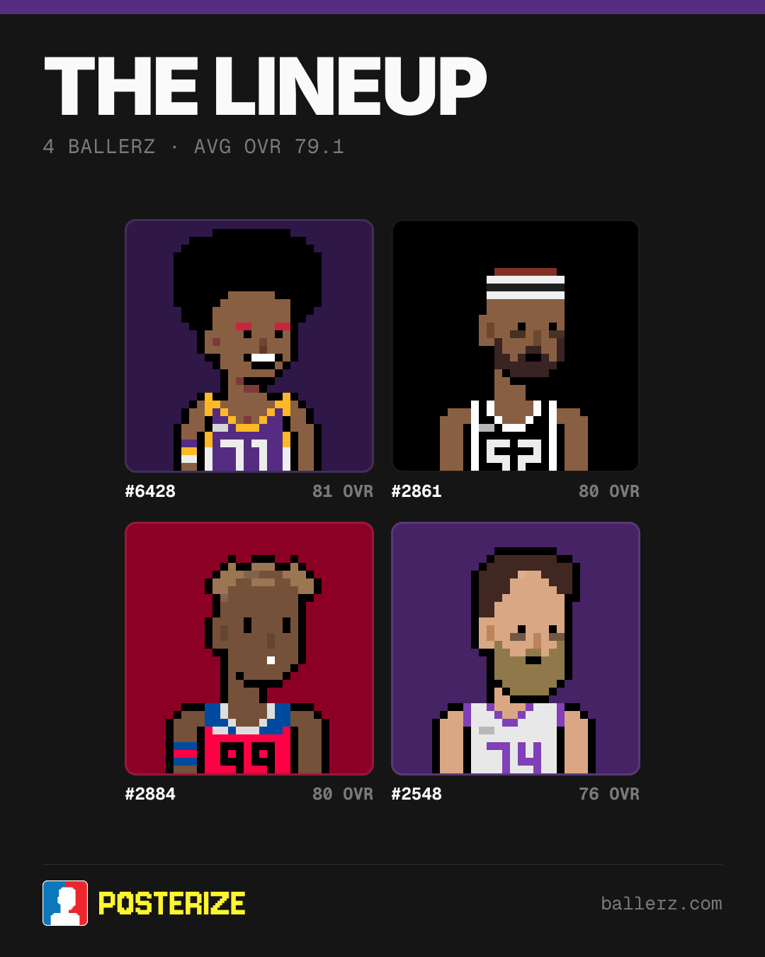 Poster of Baller #6428, #2861, #2884, #2548