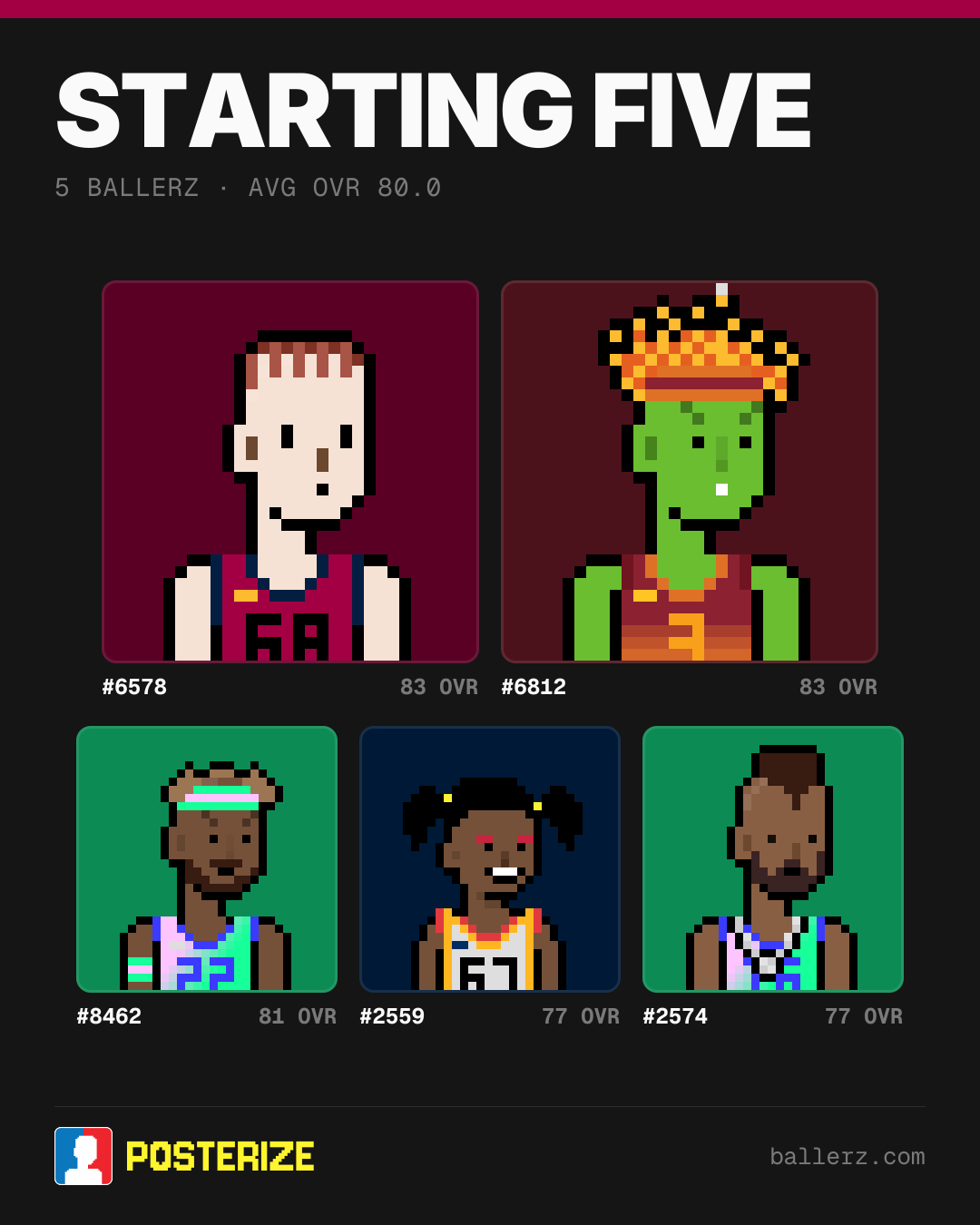 Poster of Baller #6578, #6812, #8462, #2559, #2574