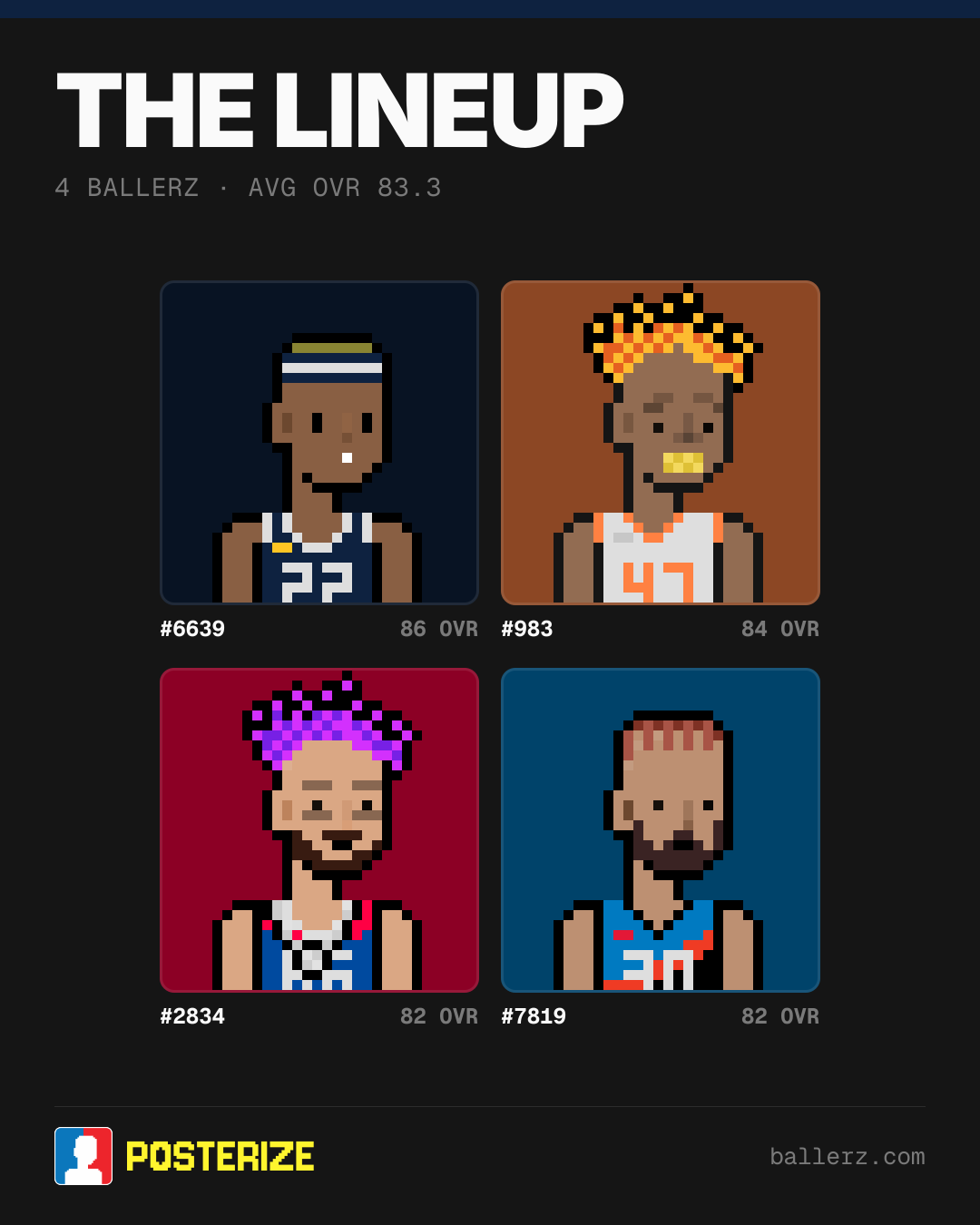 Poster of Baller #6639, #983, #2834, #7819