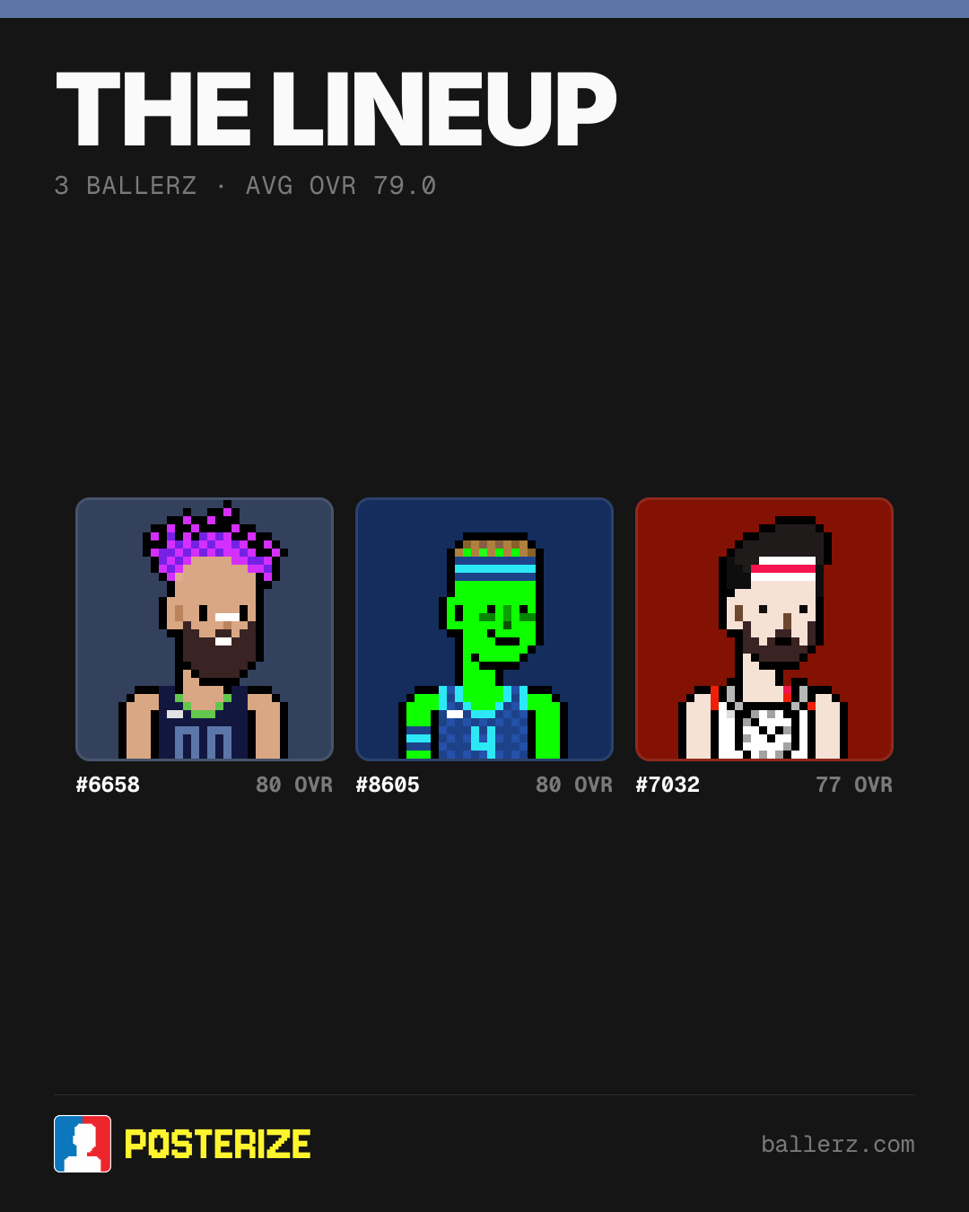 Poster of Baller #6658, #8605, #7032