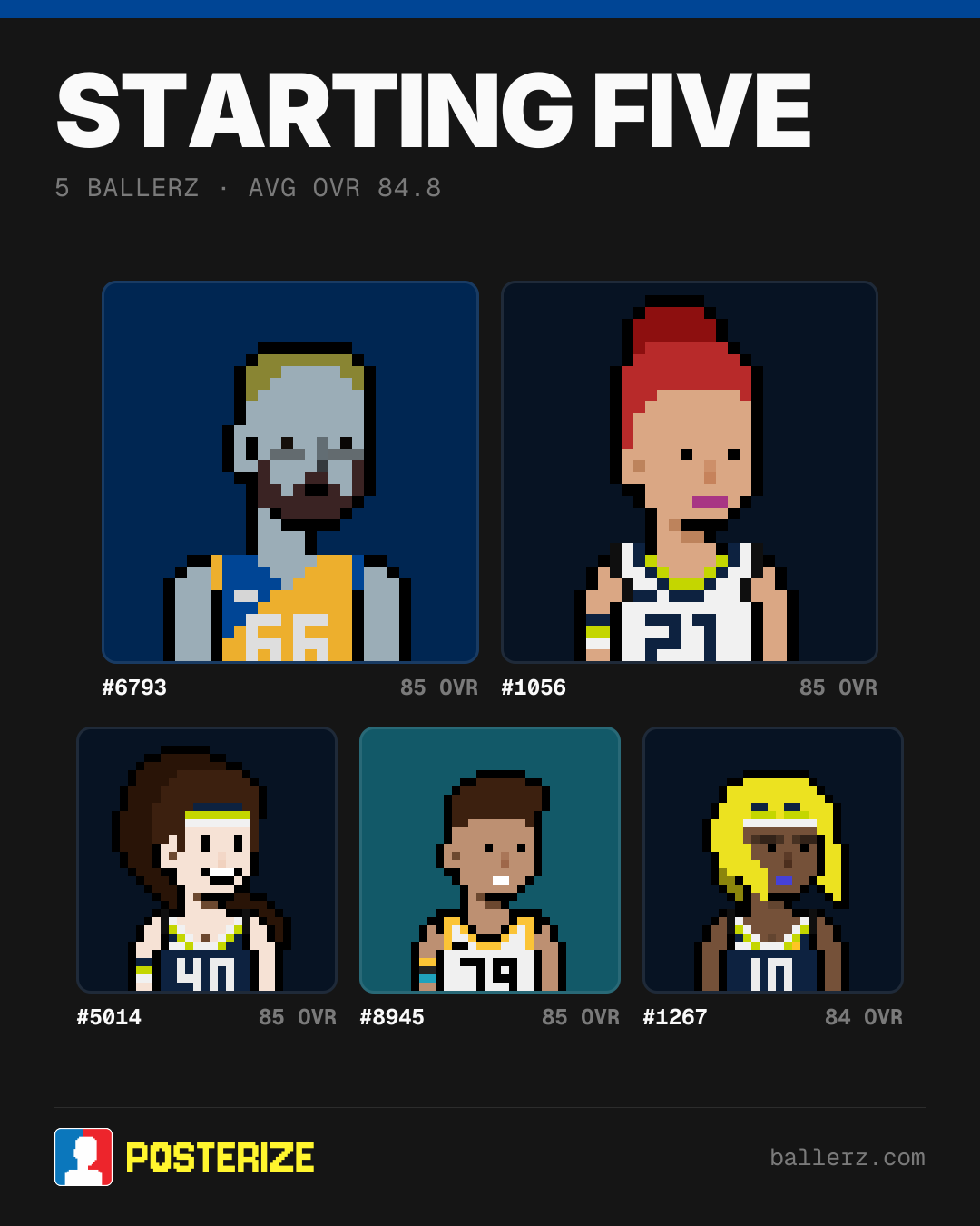 Poster of Baller #6793, #1056, #5014, #8945, #1267
