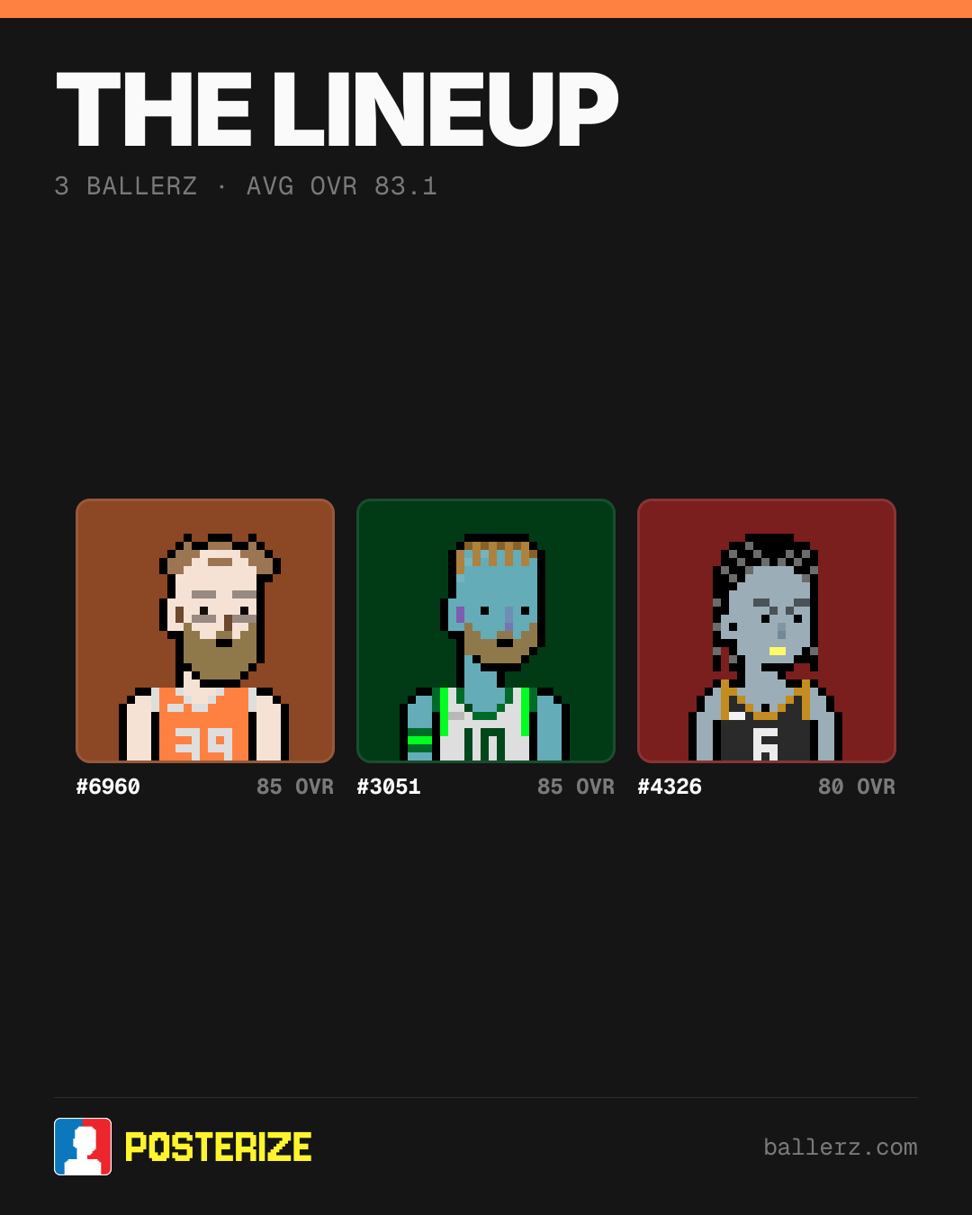 Poster of Baller #6960, #3051, #4326