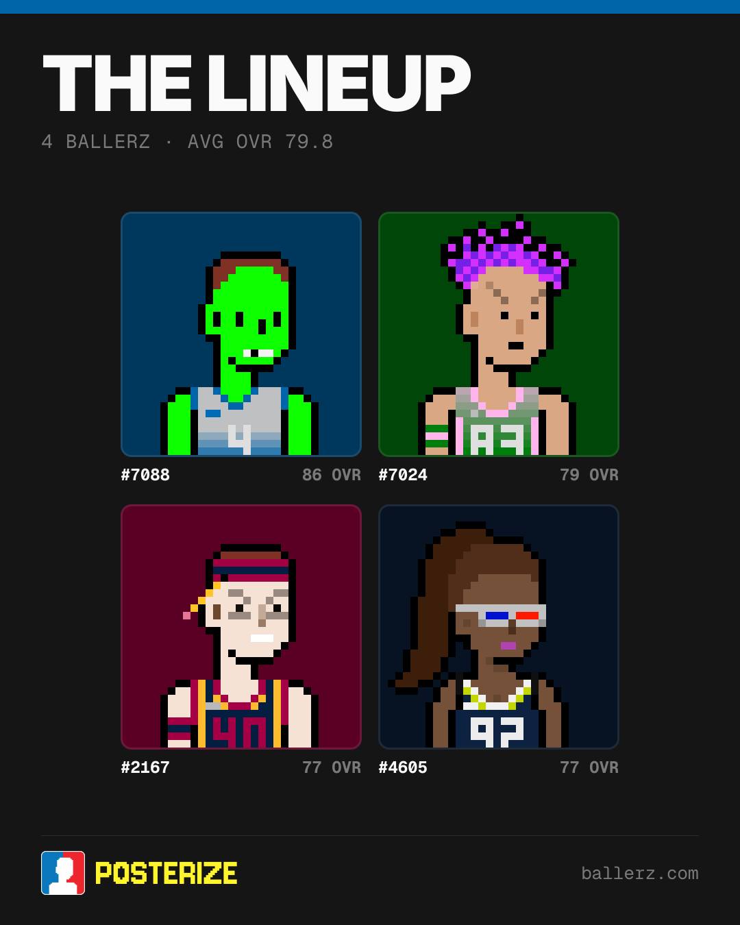Poster of Baller #7088, #7024, #2167, #4605