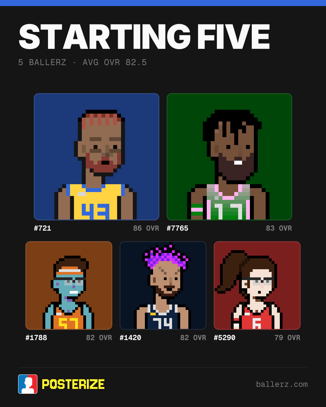 Poster of Baller #721, #7765, #1788, #1420, #5290