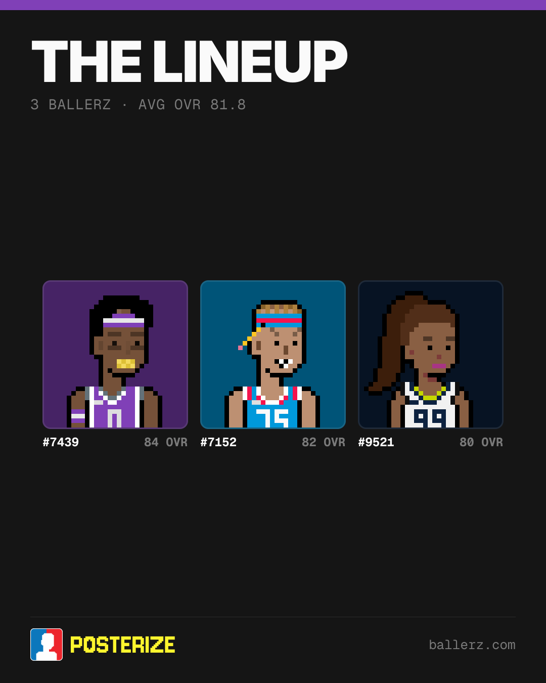 Poster of Baller #7439, #7152, #9521