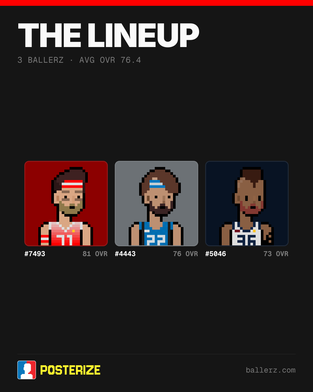 Poster of Baller #7493, #4443, #5046