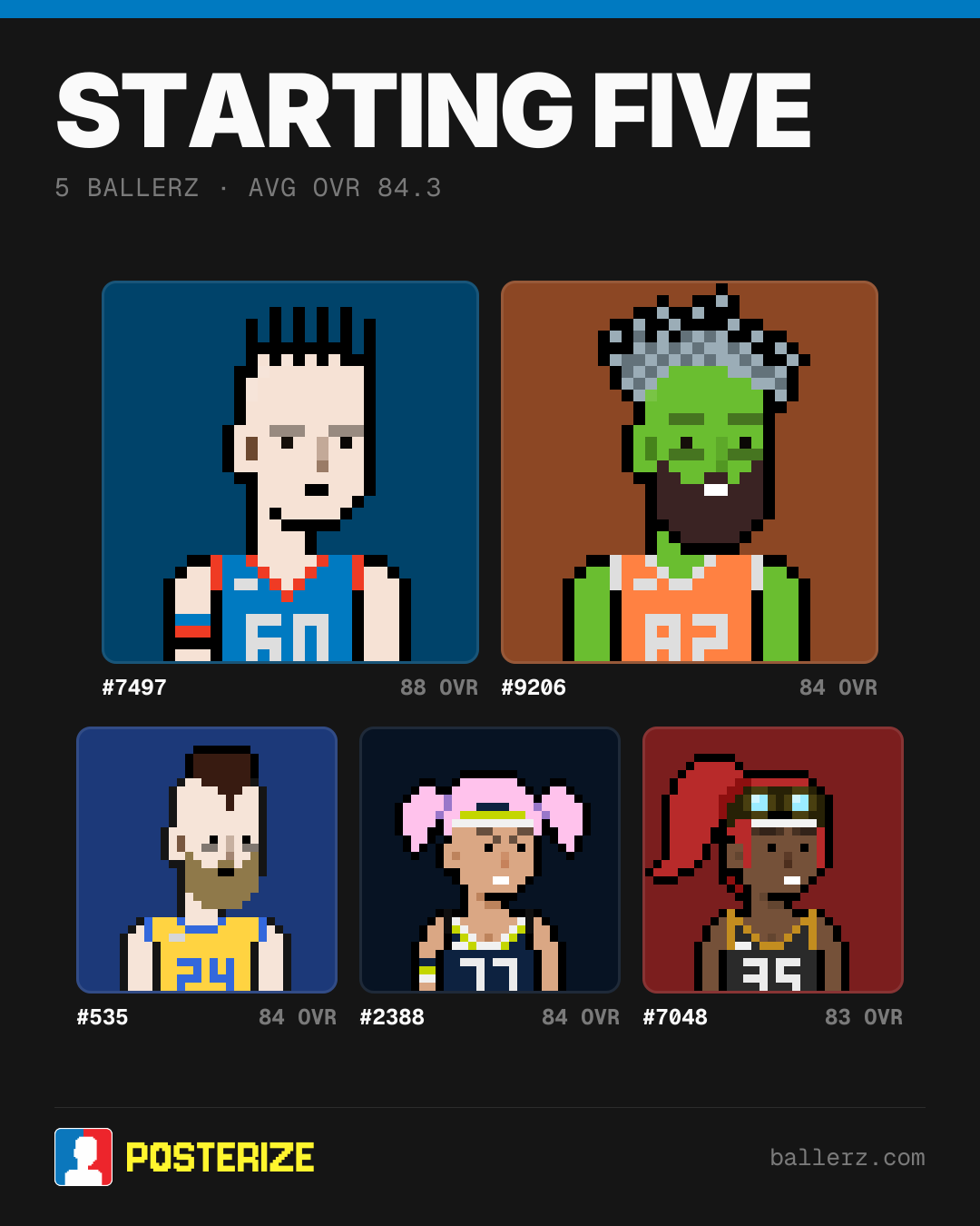 Poster of Baller #7497, #9206, #535, #2388, #7048