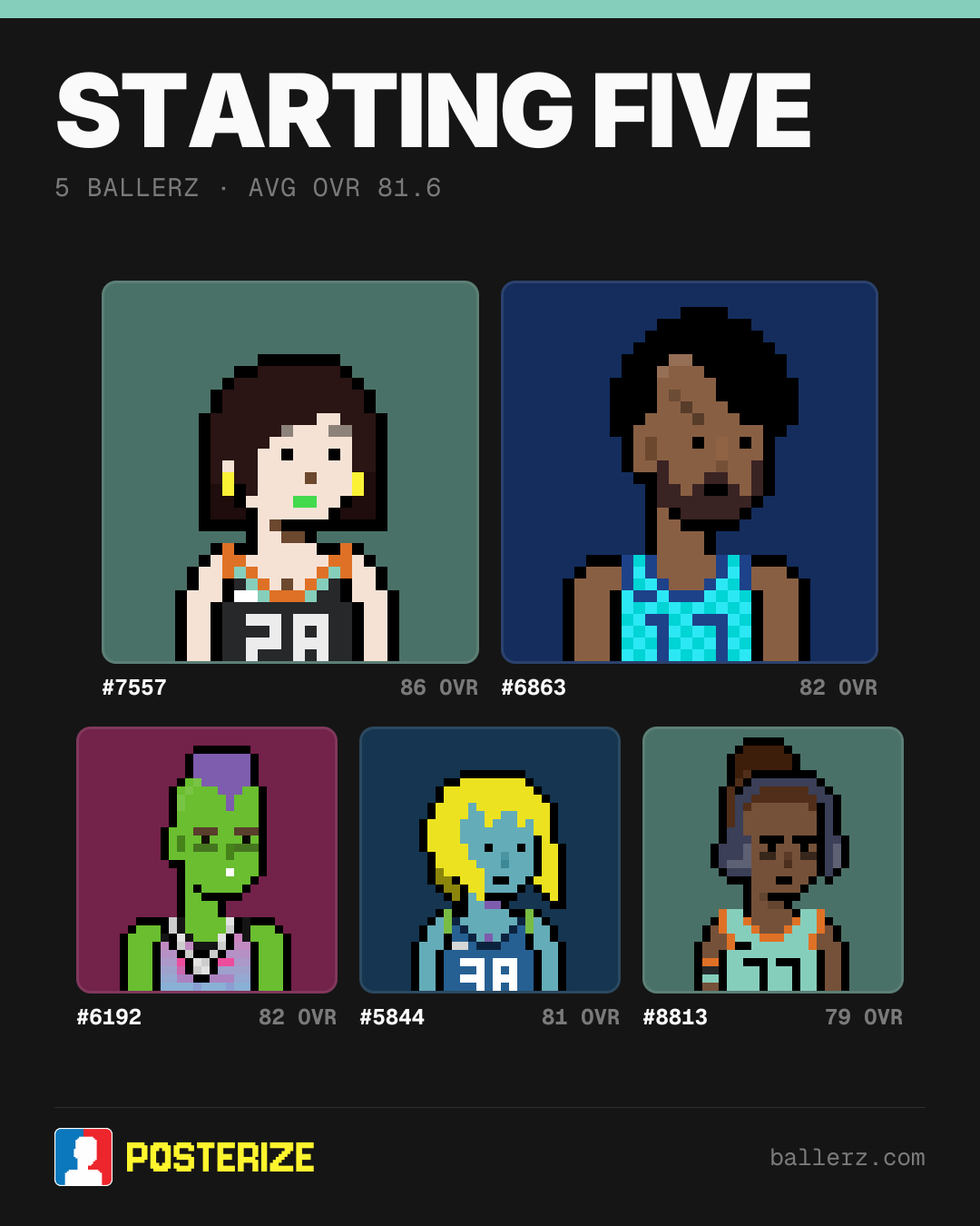 Poster of Baller #7557, #6863, #6192, #5844, #8813