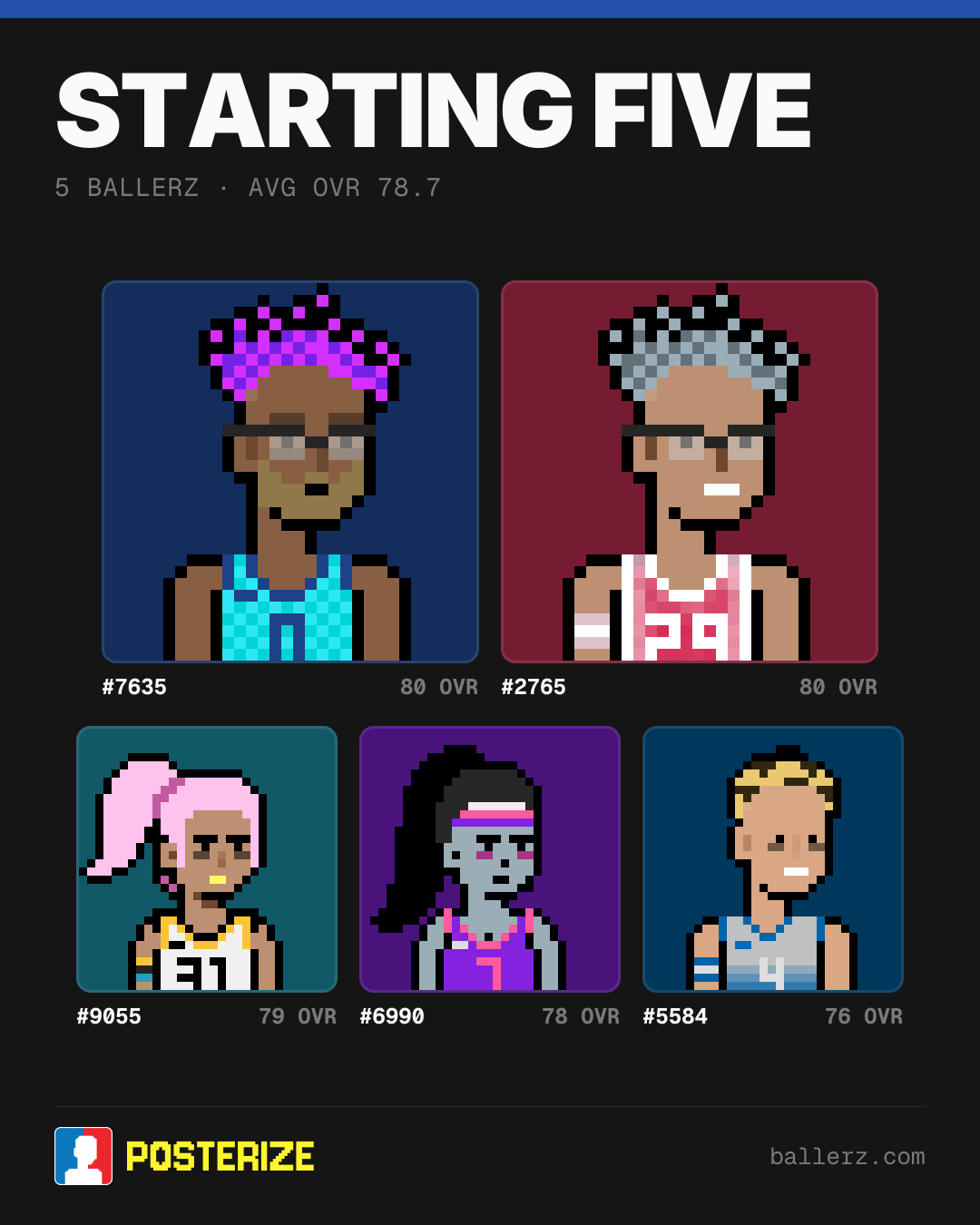 Poster of Baller #7635, #2765, #9055, #6990, #5584