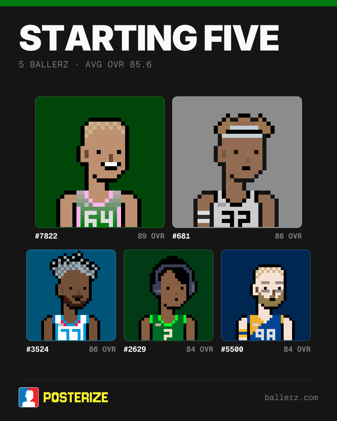 Poster of Baller #7822, #681, #3524, #2629, #5500