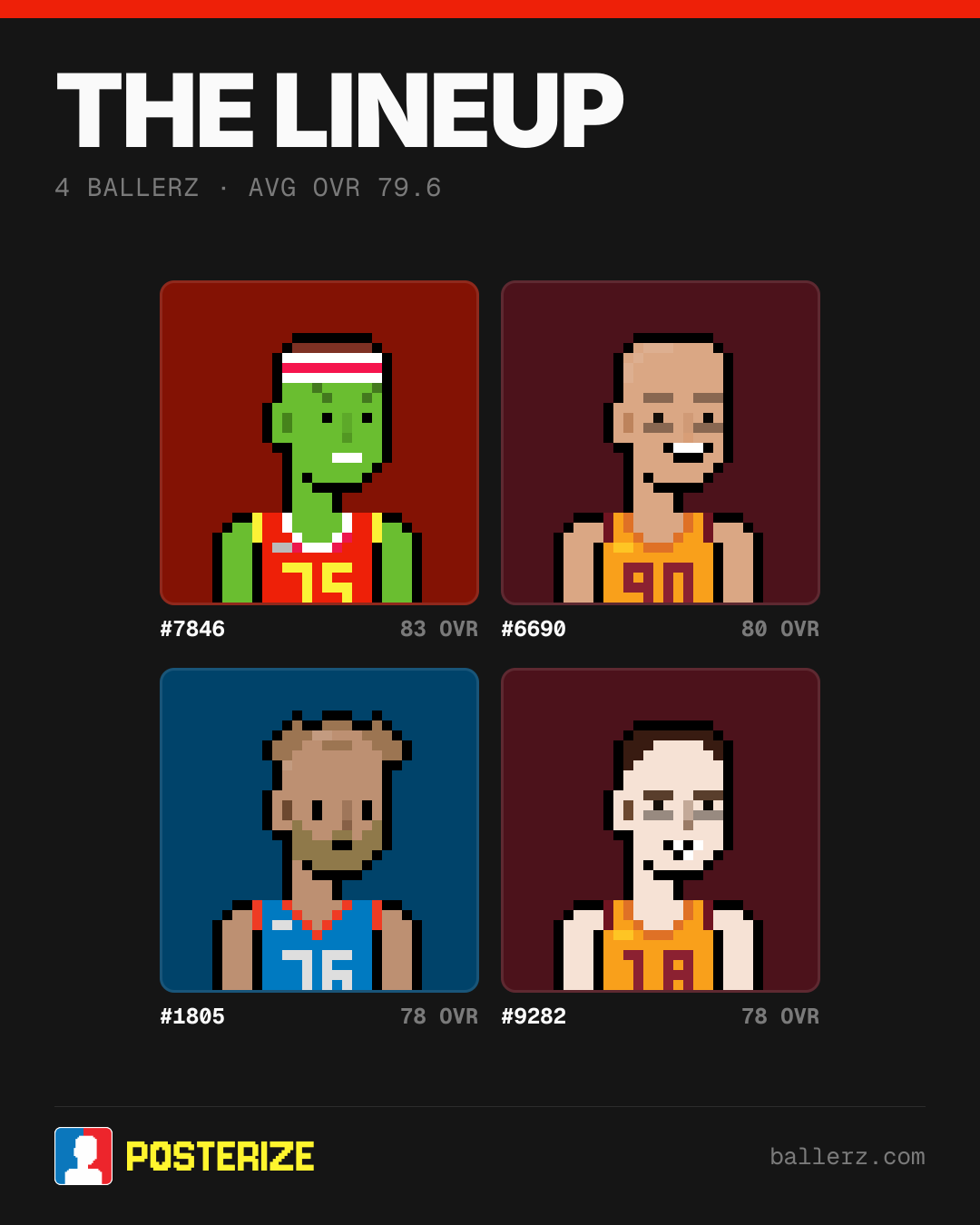 Poster of Baller #7846, #6690, #1805, #9282