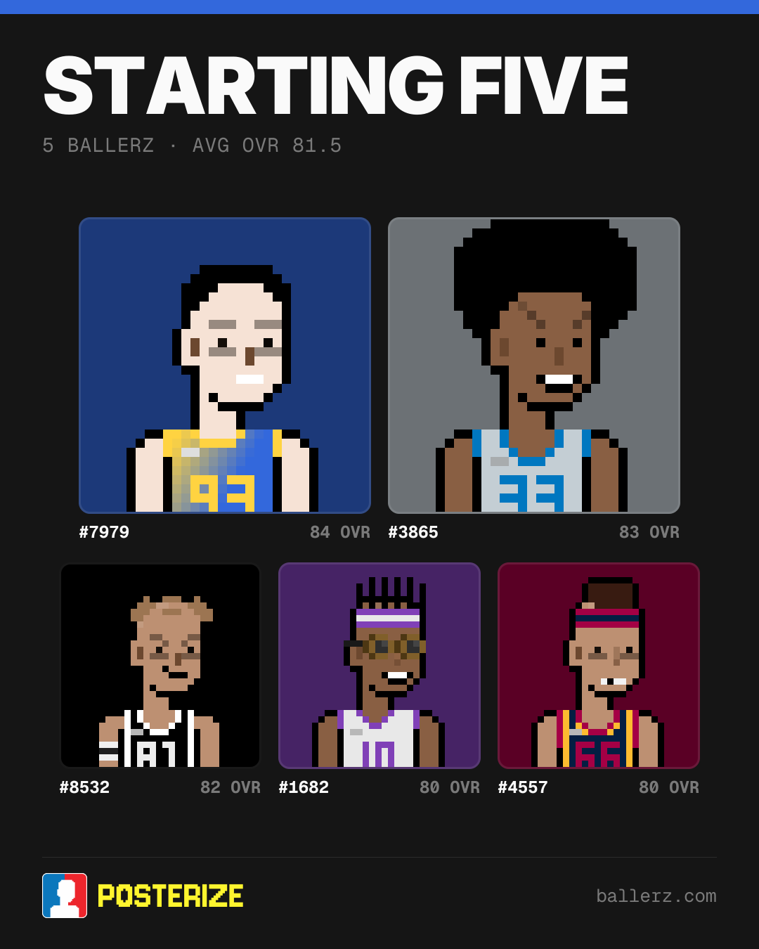 Poster of Baller #7979, #3865, #8532, #1682, #4557