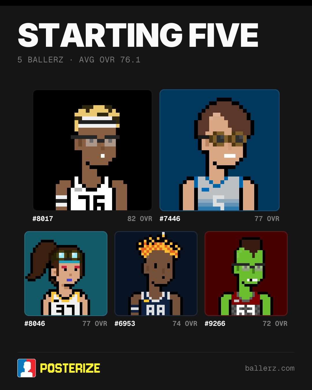 Poster of Baller #8017, #7446, #8046, #6953, #9266