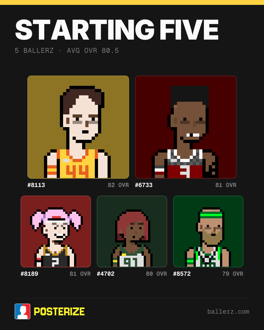 Poster of Baller #8113, #6733, #8189, #4702, #8572